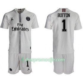 Paris Saint Germain Dres Buffon 1 Jodan Bijela Dječji Treći 2018/19 Kratkih Rukava